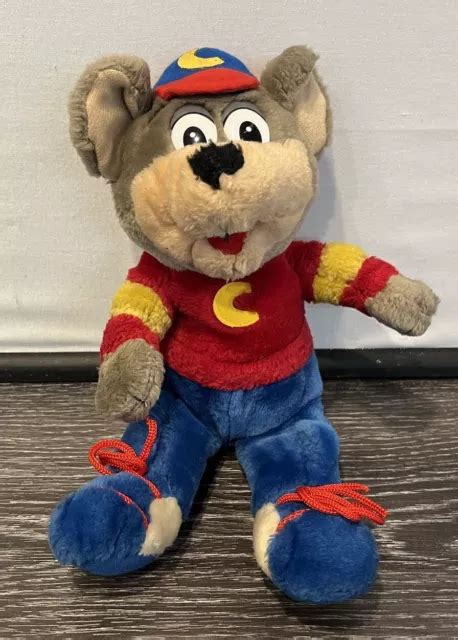 Vintage Chuck E Cheese Showbiz Pizza Time Plush Stuffed Toy Rare