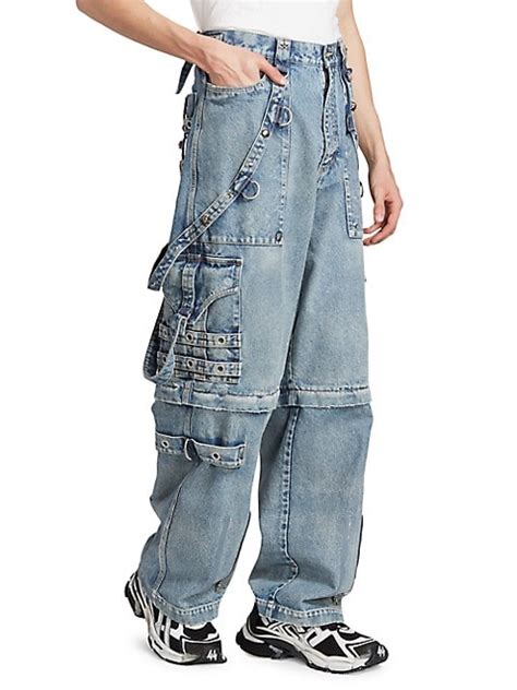 Shop Balenciaga Raver Baggy Jeans Saks Fifth Avenue