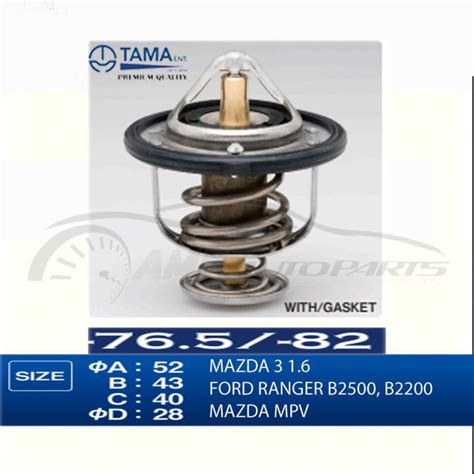 Hot THERMOSTAT FOR MAZDA 3 1 6 626 FORD RANGER B2500 B2200 R2