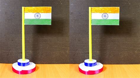 How To Make Indian Flag With Paper Diy Independence Day Craft For