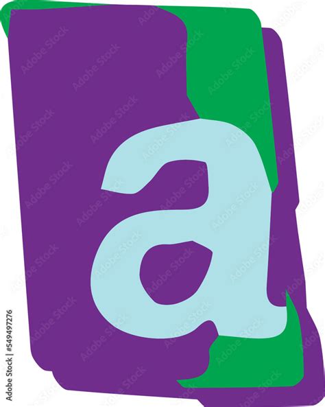 Magazine Cutout Alphabet Letter A Ransom Note Letter A Lowercase