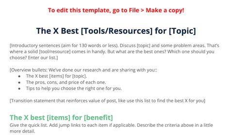 8 Examples Of Blog Post Templates