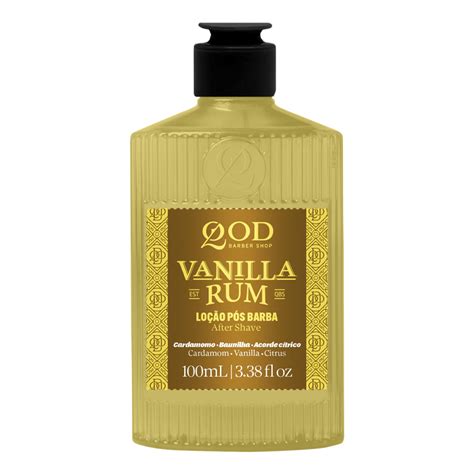 Loção Alcoólica Pós Barba Qbs After Shave Vanilla Rum 100ml