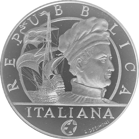 Italien 10 Euro 2011 Amerigo Vespucci Silber PP 50 90