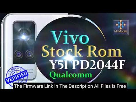 Vivo Y51 PD2044F Latest Firmware Flash File Stock Rom 100 Tasted Rom