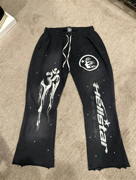 Hellstar Racer Sweatpants Flared Etsy