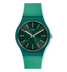 Swatch New Gent Biosourced Watch SUNBRUSH GRASS Green And Pink SO29G100