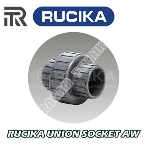 Jual Rucika Union Socket Aw Soket Polos Pvc Watermur Water Mur