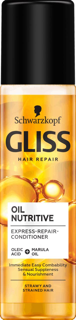 SCHWARZKOPF GLISS Oil Nutritive odżywka do włosów ekspresowa z