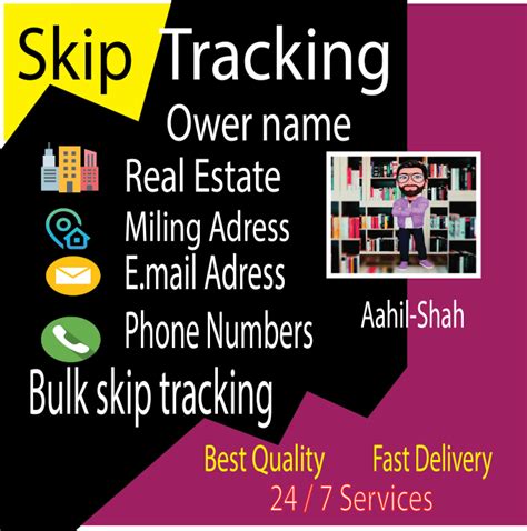 Do Work Skip Tracing For Real Estate By Aahil Shah Fiverr