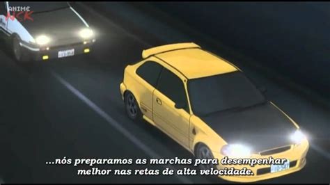 Initial D Ae86 Trueno Vs Ek9 Civic Youtube