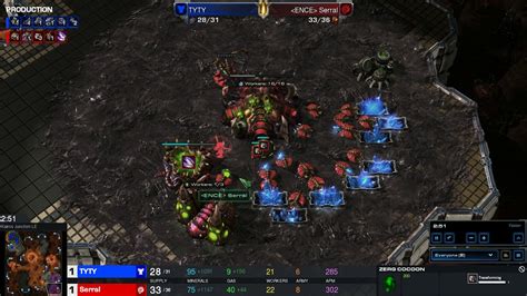 Starcraft Ii Homestorycup Xix Ence Serral Zerg Vs Tyty Terran