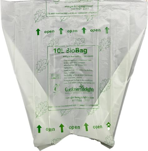 10 Litre Biodegradable And Compostable Bin And Caddy Liners