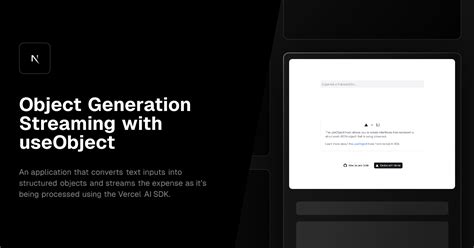 object generation   useobject