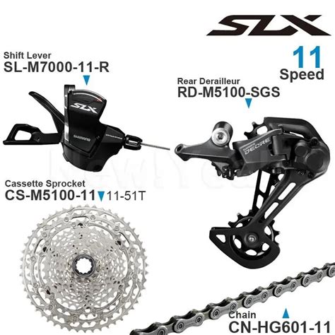 Shimano 11v Groupset With SLX M7000 Shifter And DEORE M5100 Rear