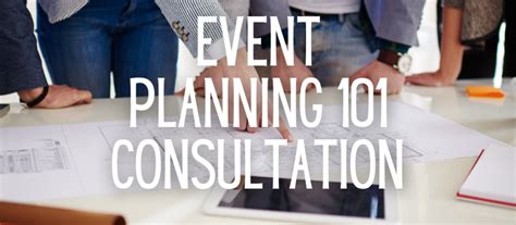 Event Planning 101 Consultation Do Good Events