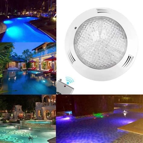 Gat Fafeicy Lumi Re Sous Marine Led Ac V W Led Rgb Lampe