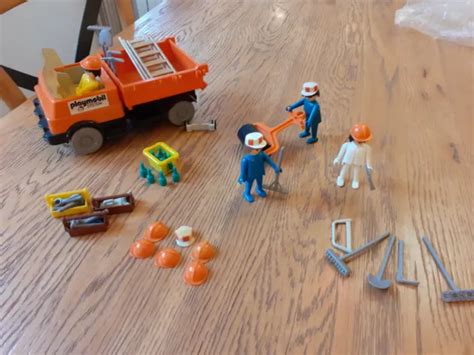 PLAYMOBIL TRAVAUX PUBLICS Vintage 1981 Incomplet Type 3474 EUR 12 99