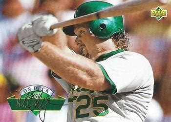 Upper Deck On Deck D Mark Mcgwire Trading Card Database