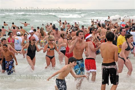 Flora Bama Polar Bear Dip 2009 Johnhillphotography