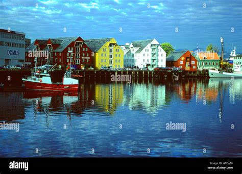 Tromso Harbour Norway Stock Photo - Alamy