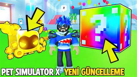 Pet Simulator X 🍀 Yenİ Huge Lucki Dominus Pet And Lucky Blocks Geldİ