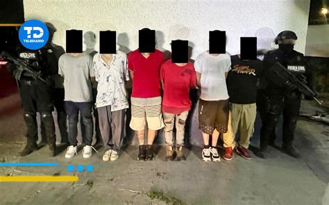 Detienen A Seis Presuntos Integrantes De Grupo Criminal En Apodaca Nuevo León