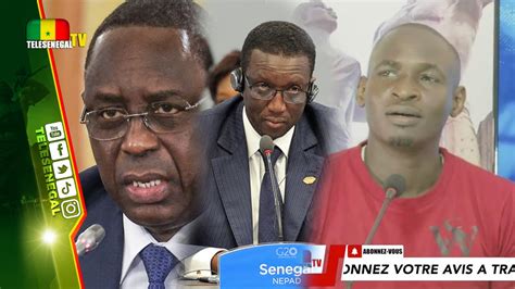 Choix Candidat Benno Saa Wolof Tire Boulets Rouges Sur Macky Amadou