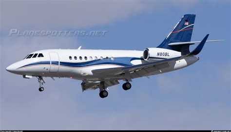 N80BL Private Dassault Falcon 2000EX Photo By Demo Borstell ID