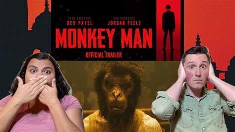 Monkey Man Official Trailer REACTION Dev Patel YouTube