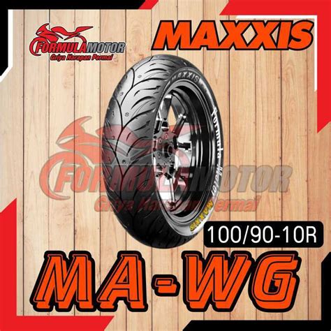 Jual 100 90 10 Ban Maxxis MA WG R Tubeless Ban Vespa Piaggio Excel