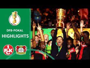 Leverkusen Are Dfb Pokal Winners Fc Kaiserslautern Vs Bayer