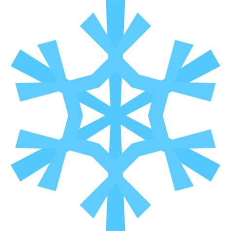 Blue Snowflake Icon