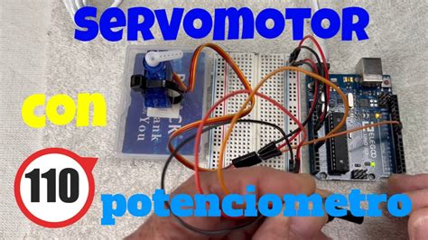 Como Controlar Servomotor Con Potenciometro Youtube