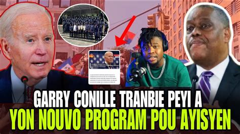 Garry Conille Fenk Tranble Peyi A Ak Nouvel Sa Yon Nouvo Program