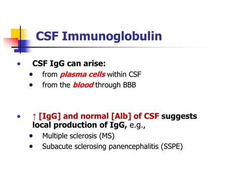 Ppt Body Fluids Cerebrospinal Fluid Csf Powerpoint Presentation