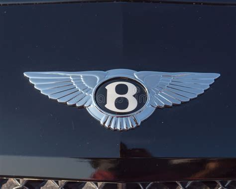 Close-up Logo of Bentley Luxury Car Brand Editorial Stock Photo - Image ...