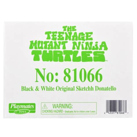 Teenage Mutant Ninja Turtles Th Anniversary Px Previews Black White