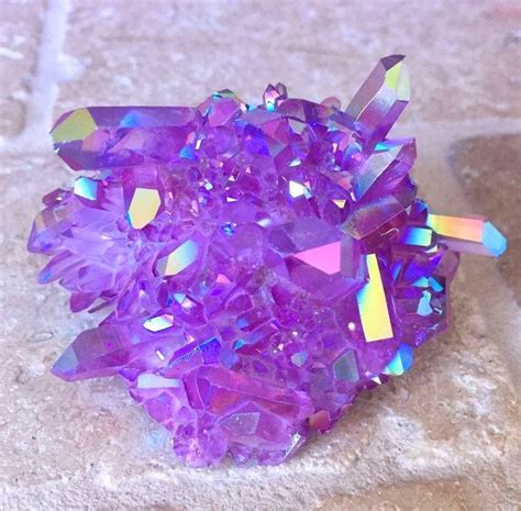 Purple Aura Quartz Crystal : r/purple