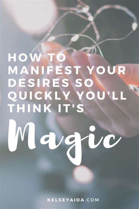 How To Quickly Manifest Your Desires Ebook Download