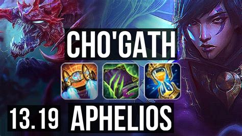 CHO Alistar Vs APHELIOS Rell ADC 2 0M Mastery 900 Games 12 3