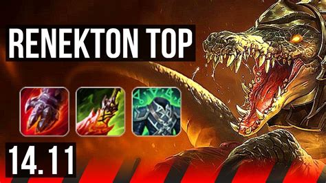 Renekton Vs Darius Top Rank 6 Renekton 38k Dmg 14517 Br