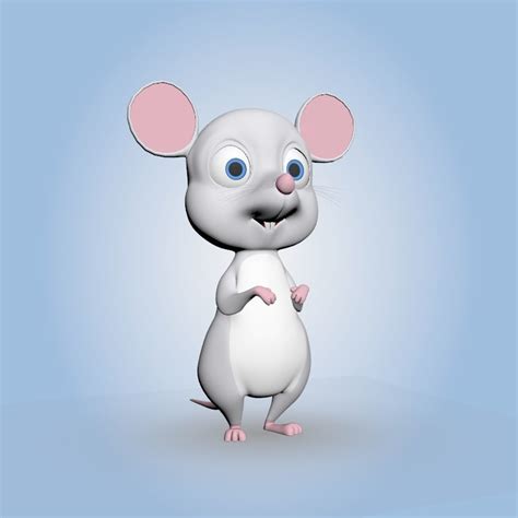 Cartoon Rat 3d Model Cgtrader