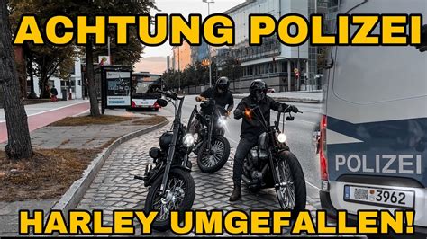 Achtung Polizei Auf Dem Weg Zu Den Harley Days Alles L Uft Schief