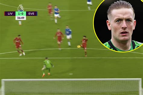 Sean Dyche Points Finger At Jordan Pickford For Misreading Ball As