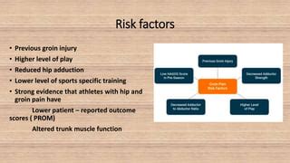 Groin Injuries In Athletes PPT