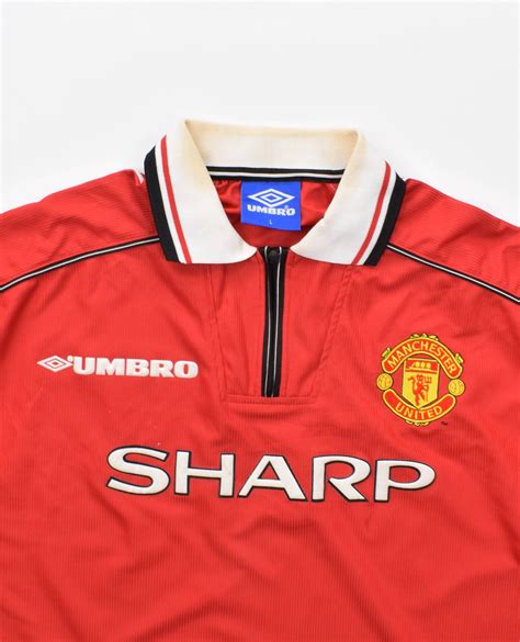 1998 00 MANCHESTER UNITED SHIRT L Football Soccer Premier League