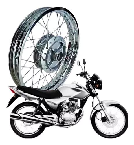 Aro Roda Traseira Montado Cg Fan 150 160 Original Honda Parcelamento