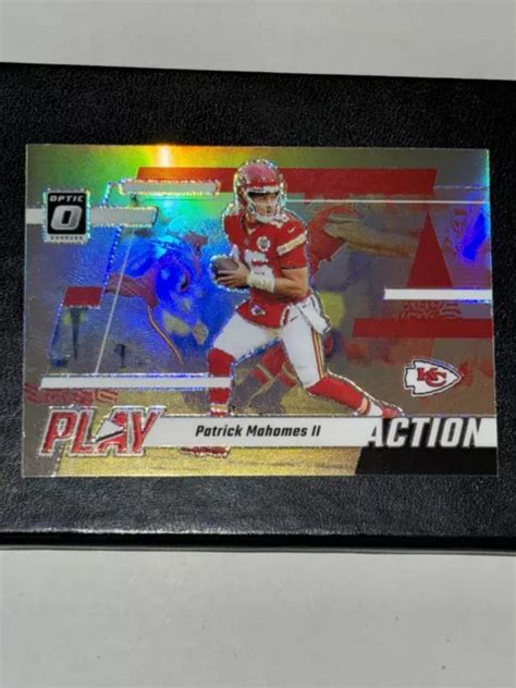 2023 DONRUSS OPTIK Patrick Mahomes II Silber Holo Preis Spiel Action 8