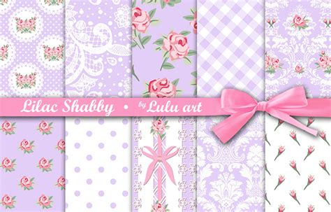 Lilac Shabby Graphic By Luludesignart · Creative Fabrica